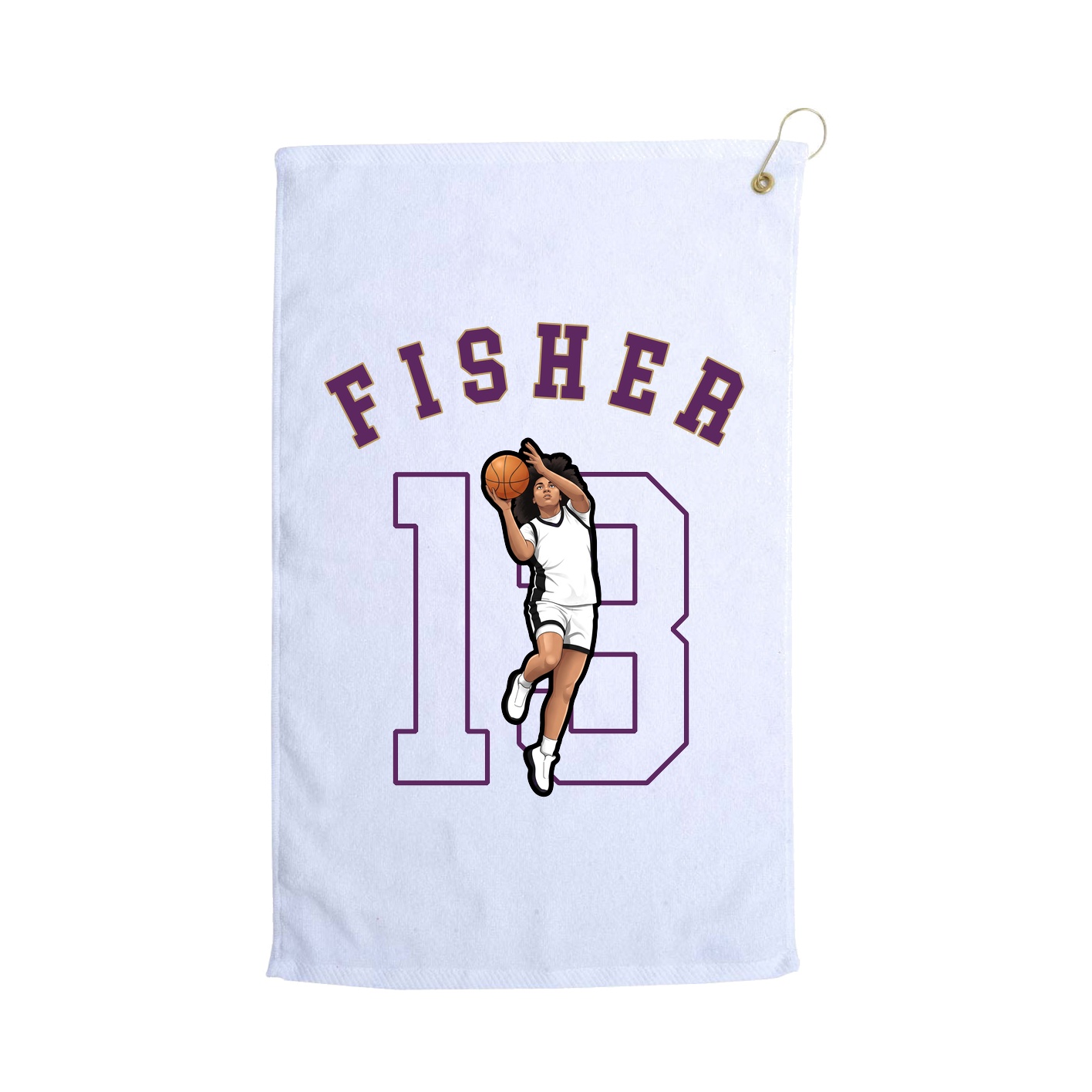 Golf Towel — Shirsey Arch in White