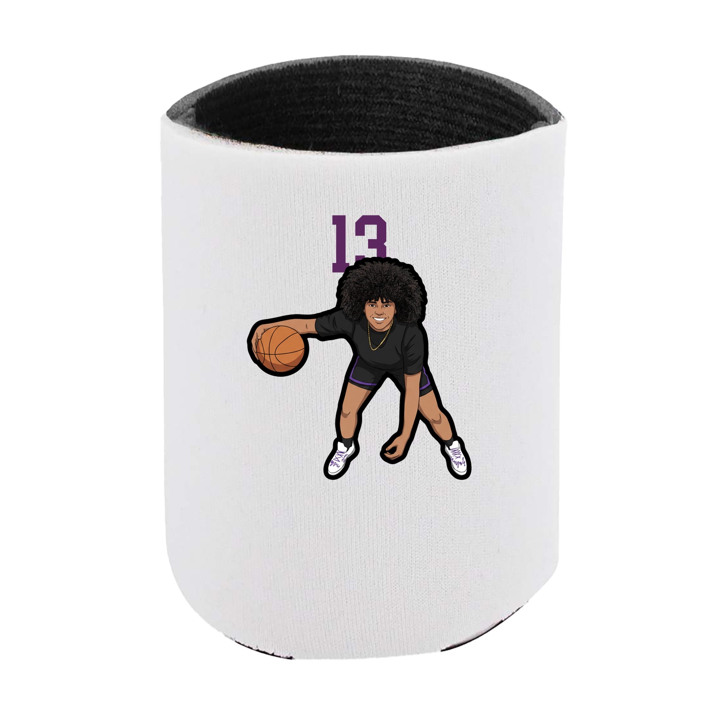Can Holder — Number Top in White