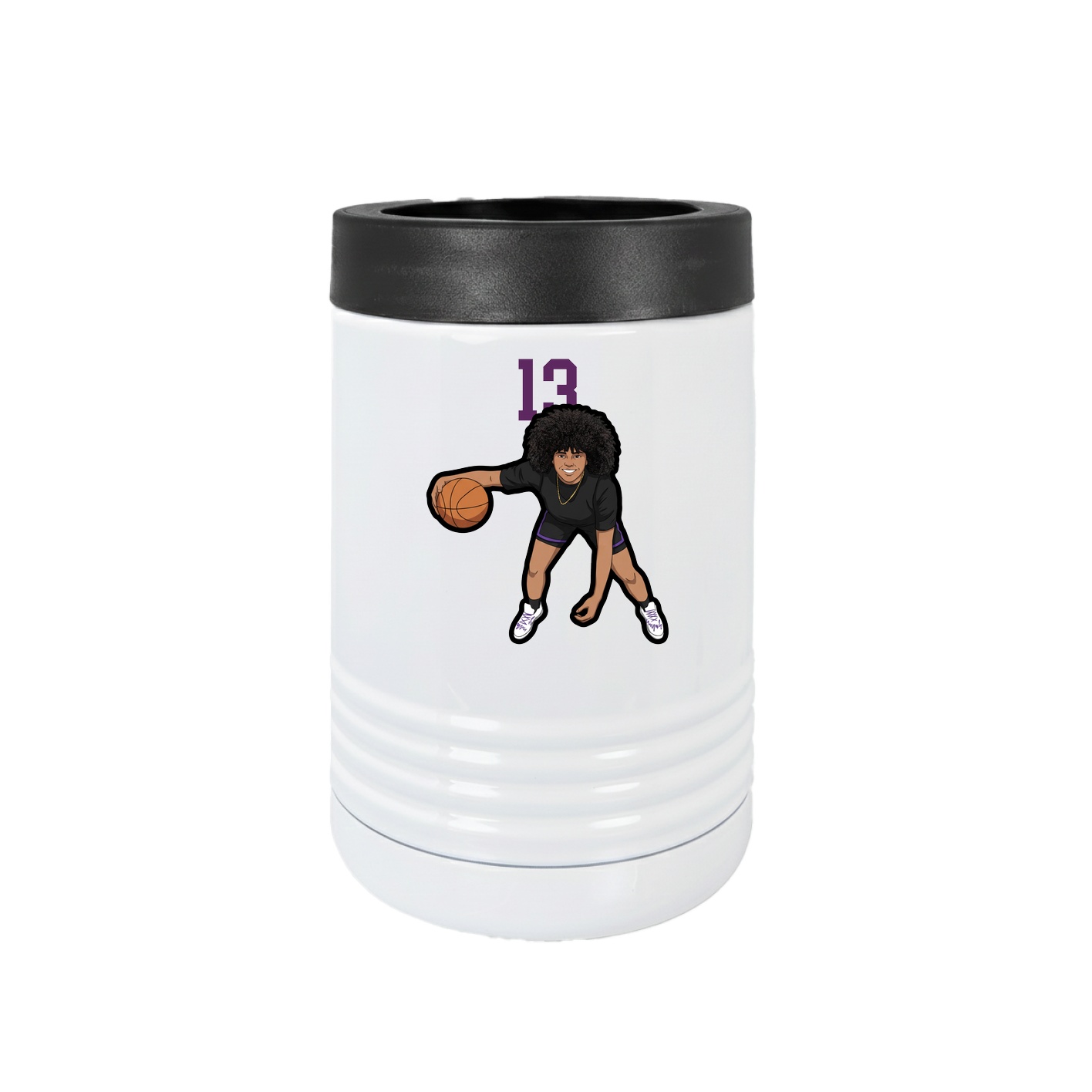 Beverage Holder — Number Top in White