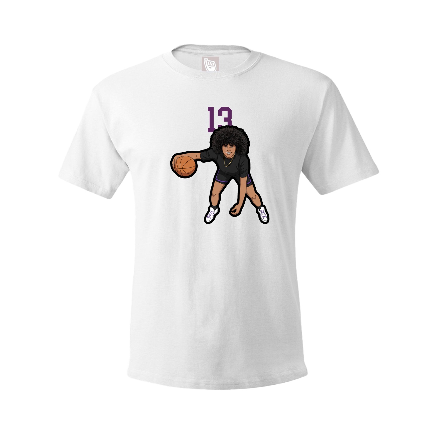 Tee — Number Top in White
