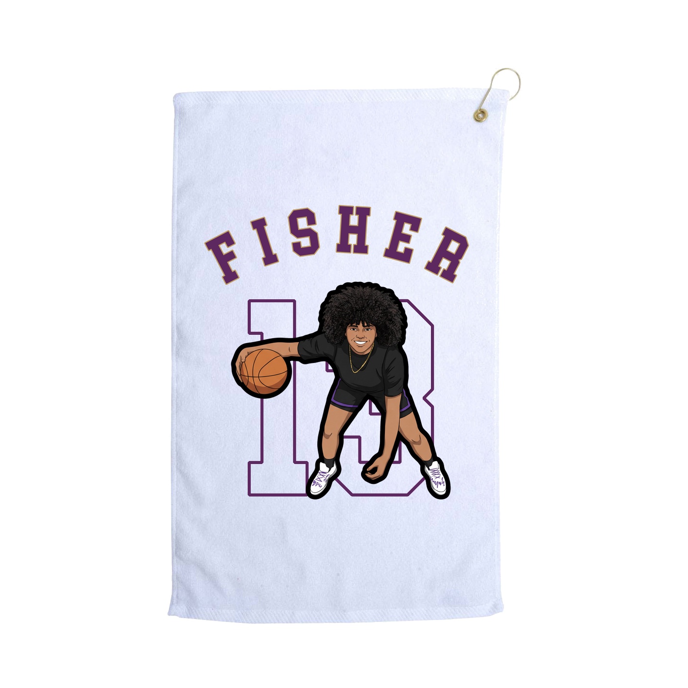 Golf Towel — Shirsey Arch in White