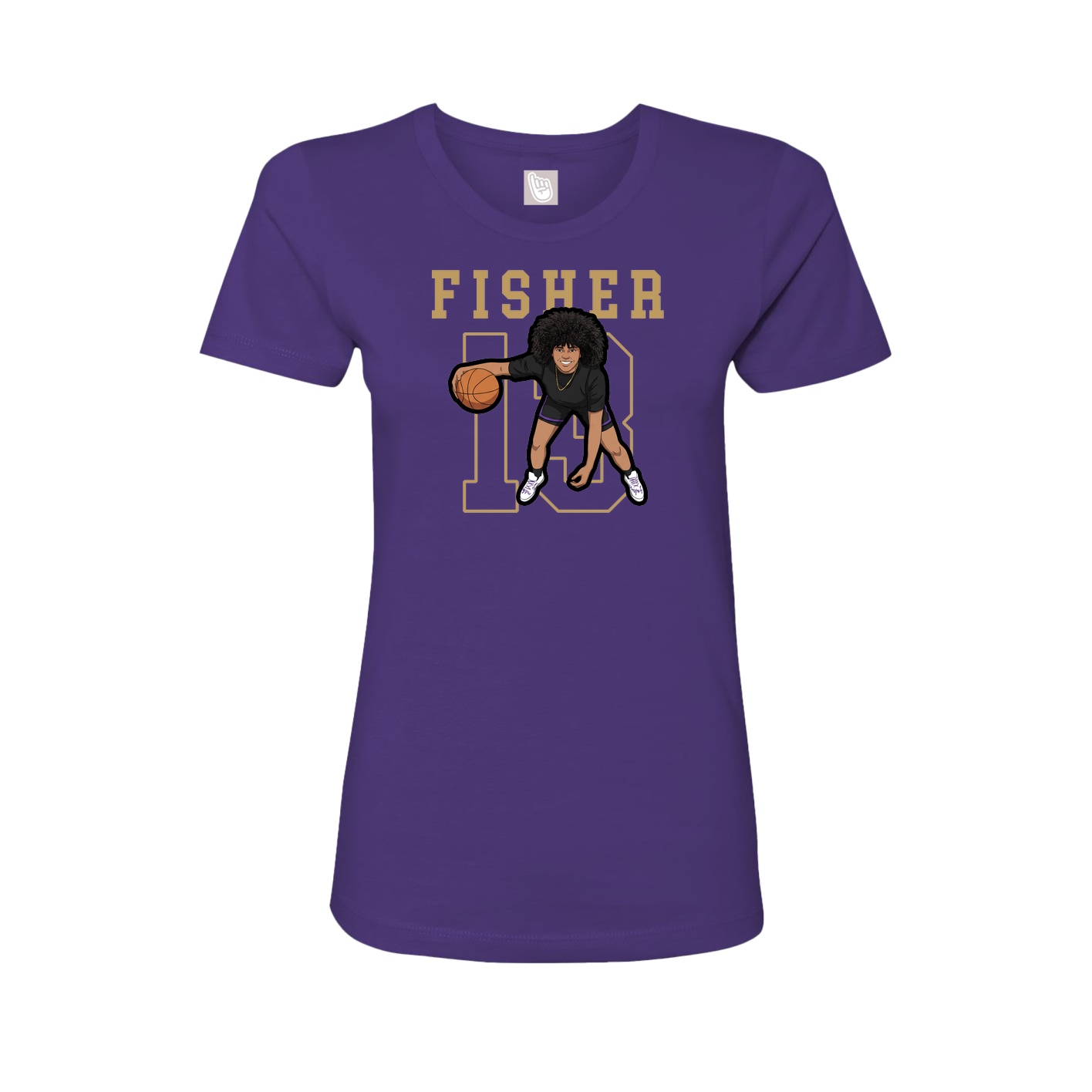 Fitted Women's Tee — Shirsey in Purple