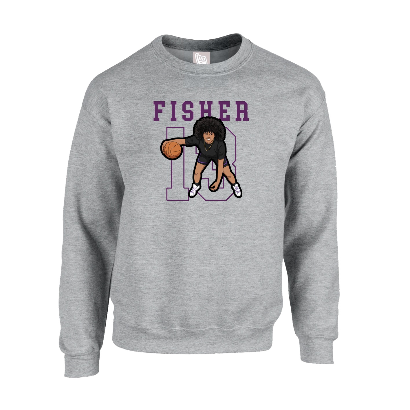 Fleece Crew — Shirsey in Grey