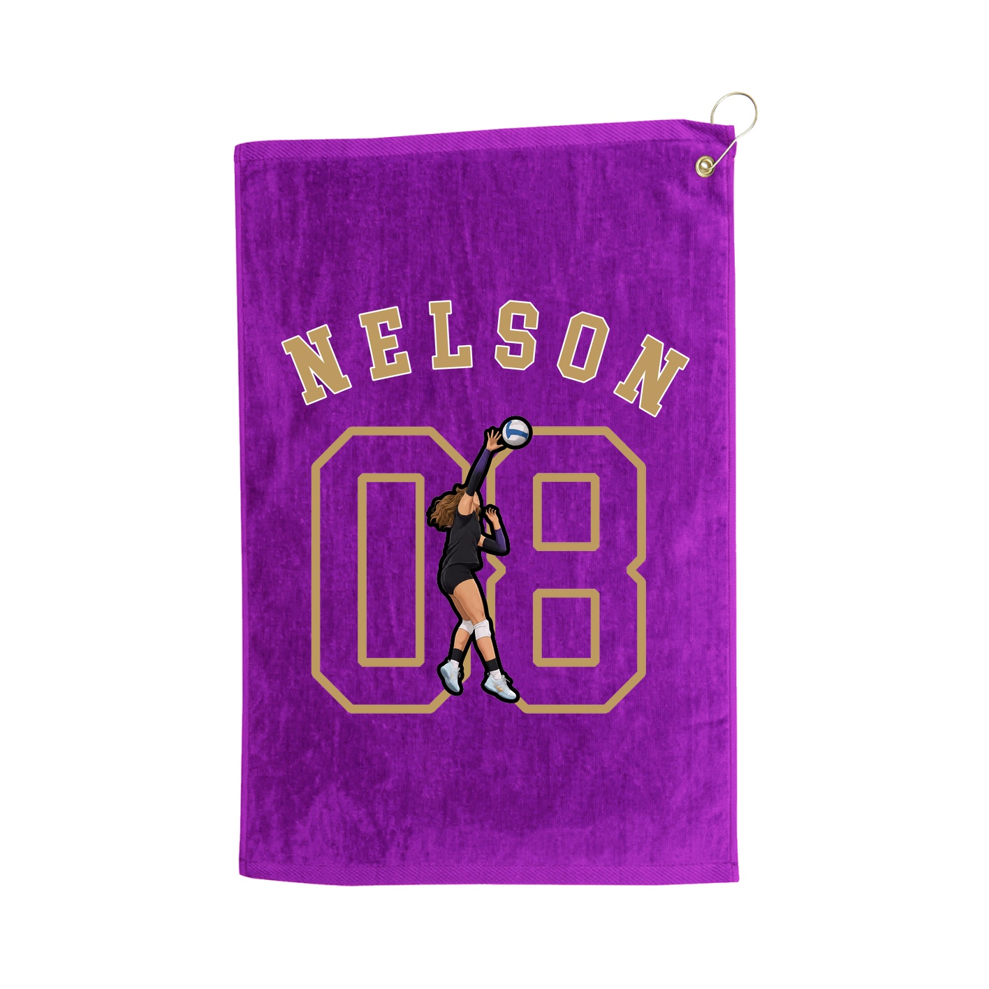 Golf Towel — Shirsey Arch in Purple