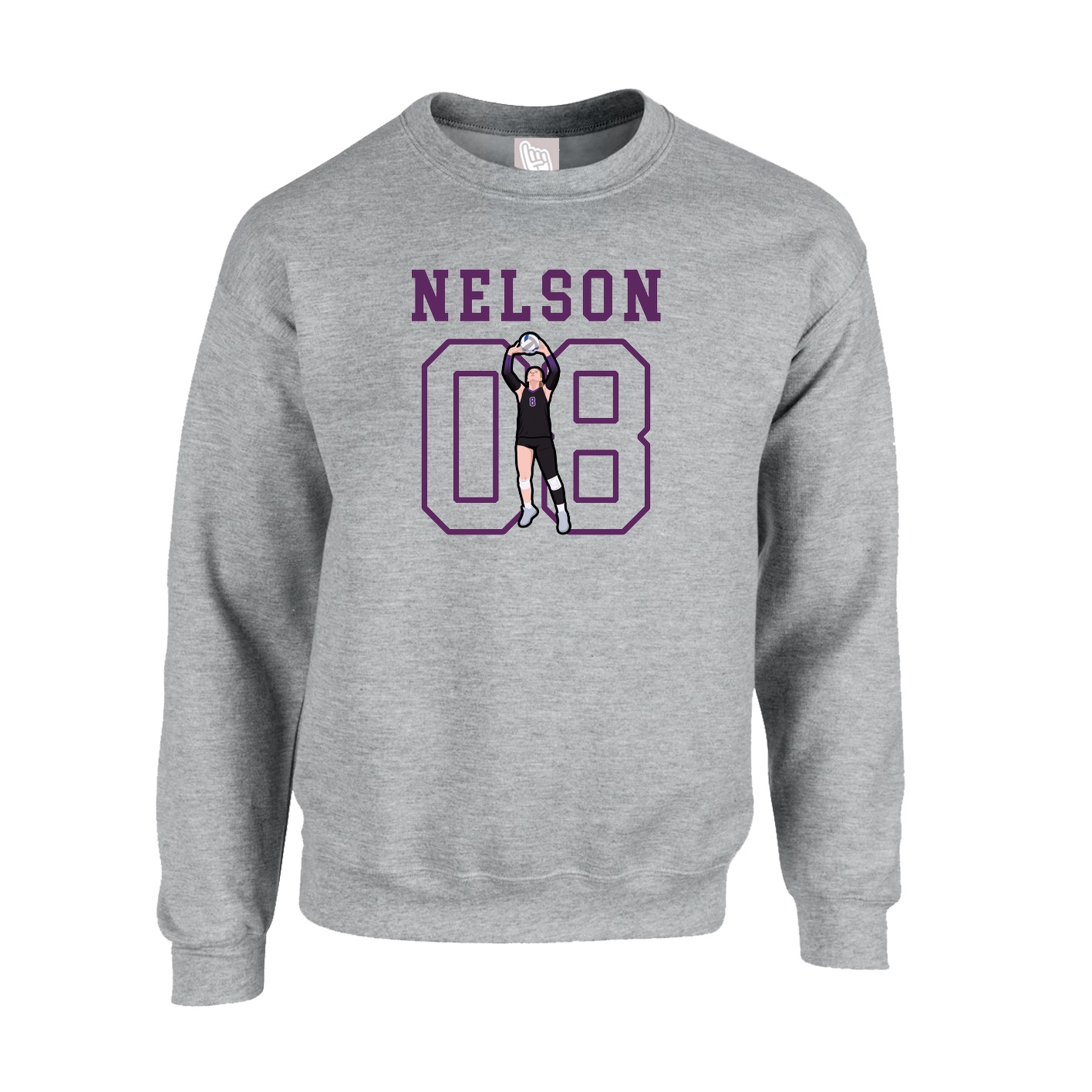 Fleece Crew — Shirsey in Grey