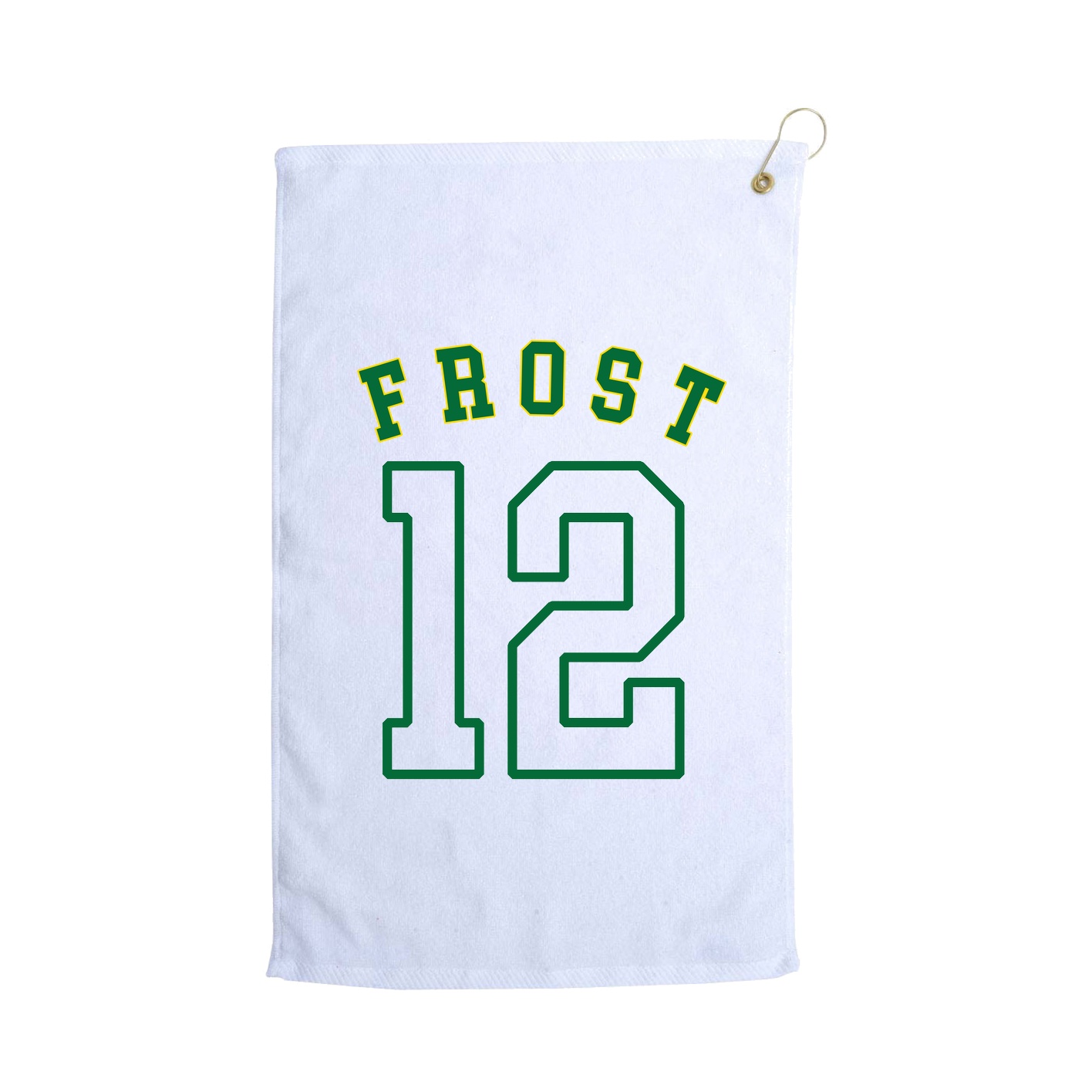 Golf Towel — Shirsey Arch in White