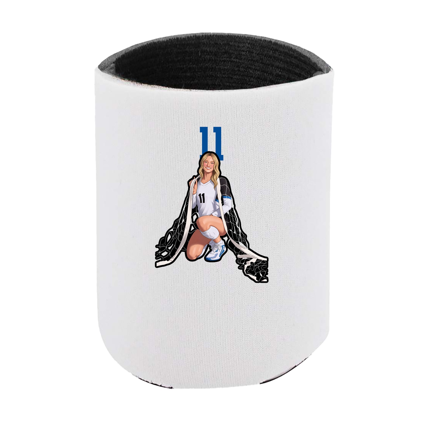 Can Holder — Number Top in White