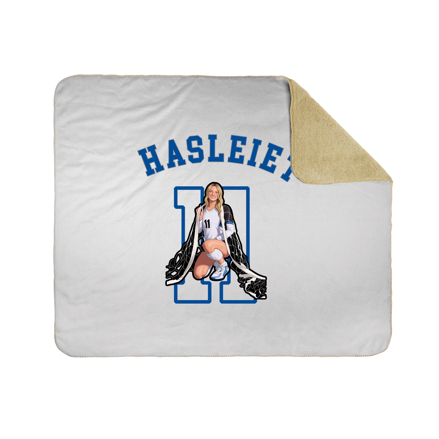 Throw Blanket — Shirsey Arch in White