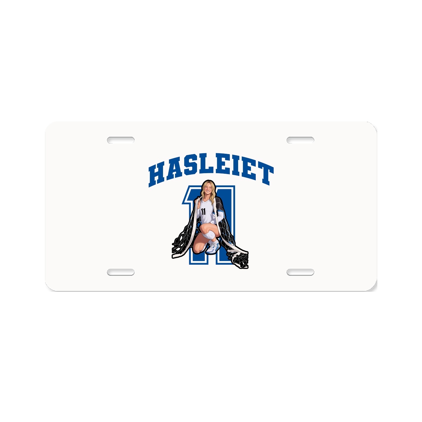 License Plate — Number in Classic