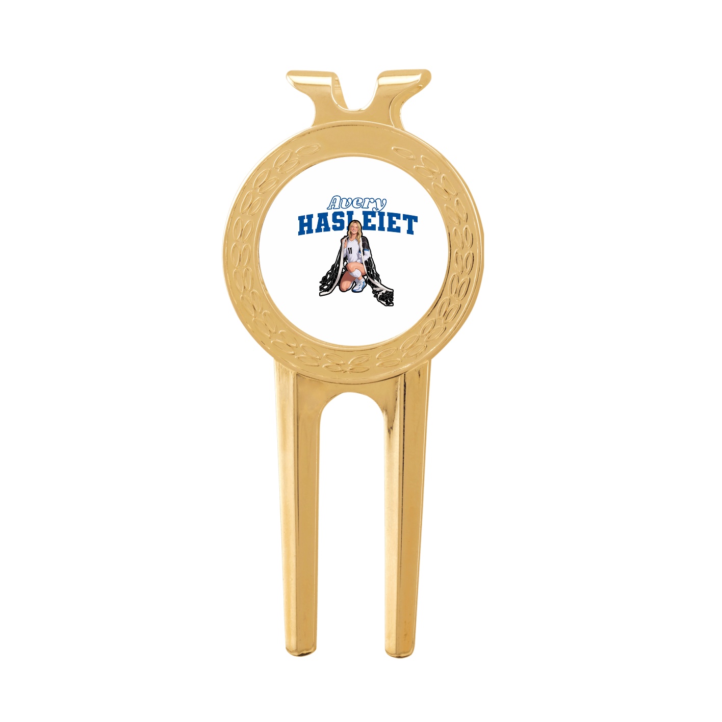 Divot Tool with Ball Marker — Name Arch in Classic