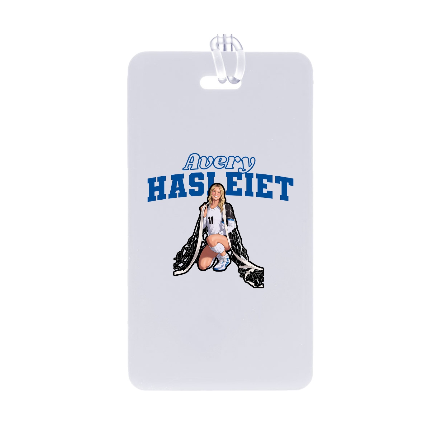 Bag Tag — Name Arch in Classic