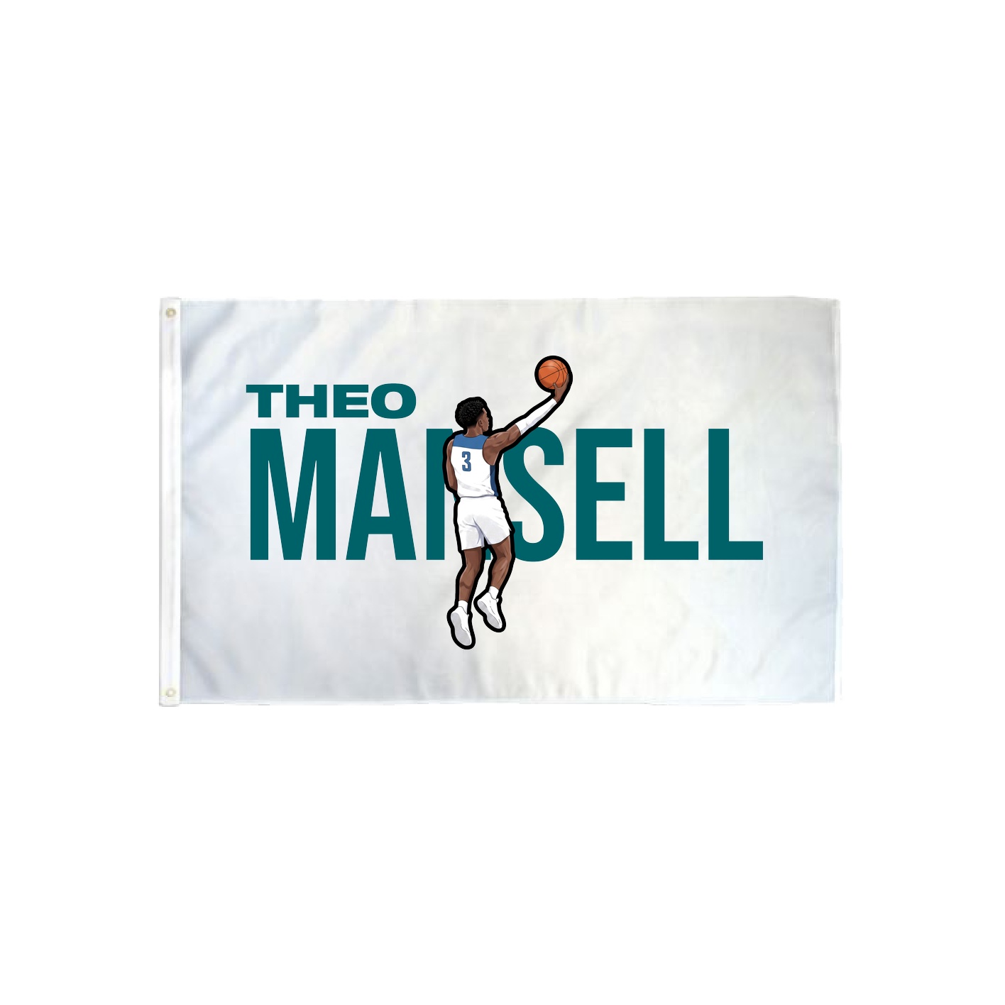 3x5 Flag — Player Name in Classic