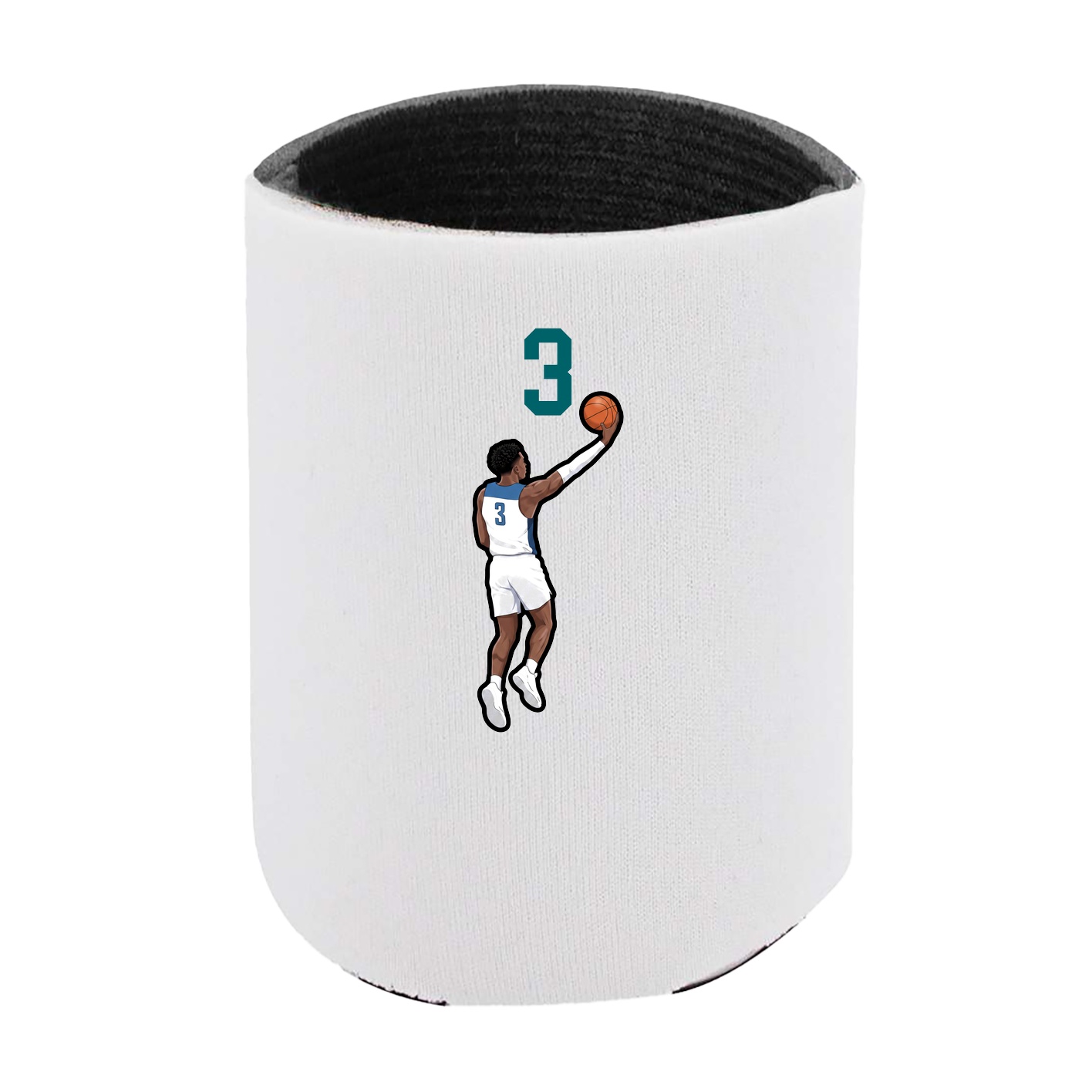 Can Holder — Number Top in White