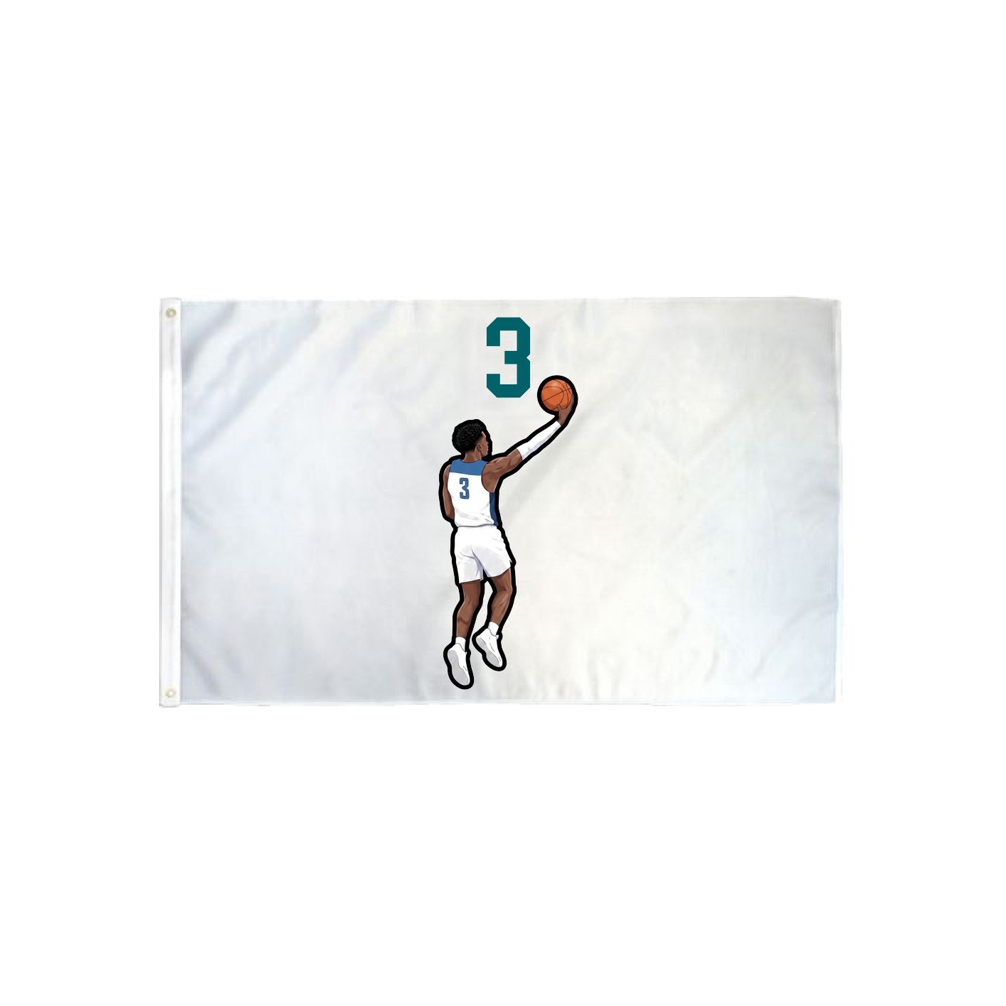 3x5 Flag — Number Top in Classic