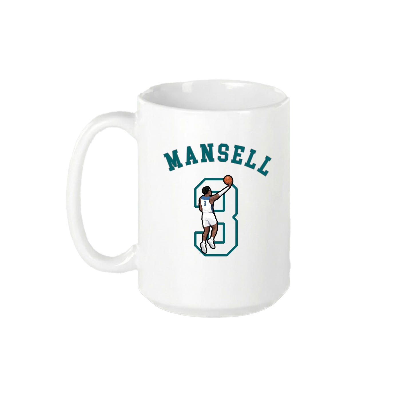 15oz Coffee Mug — Shirsey Arch in White