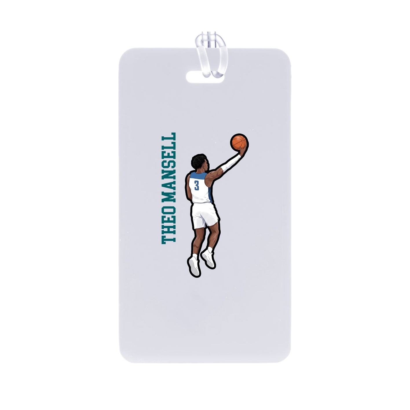 Bag Tag — Name Vertical in Classic