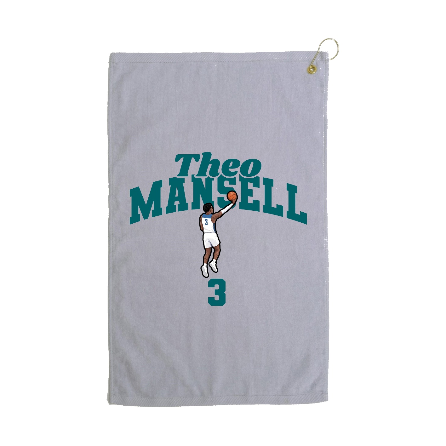 Golf Towel — Signature Arch in Grey