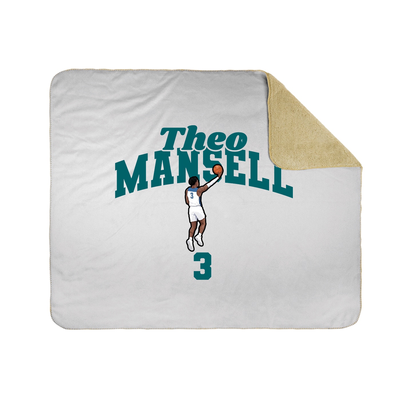 Throw Blanket — Signature Arch in White