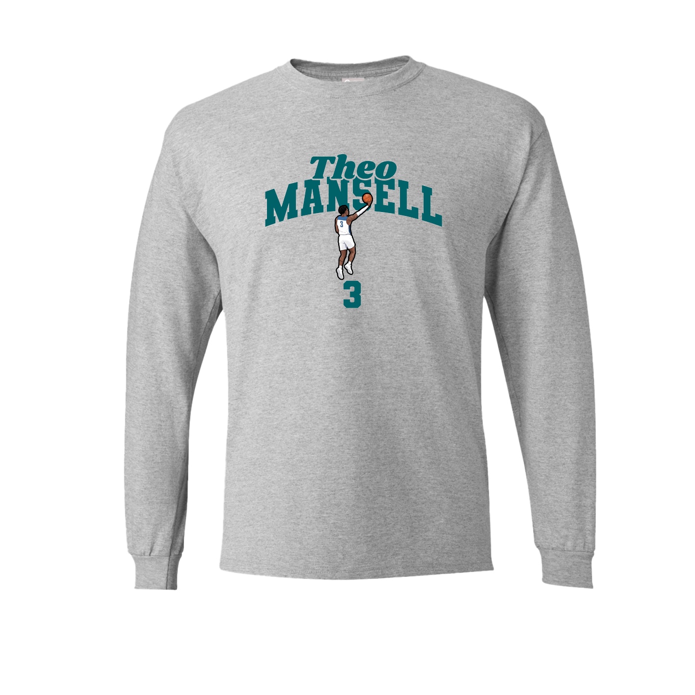 Long Sleeve Tee — Signature Arch in Grey