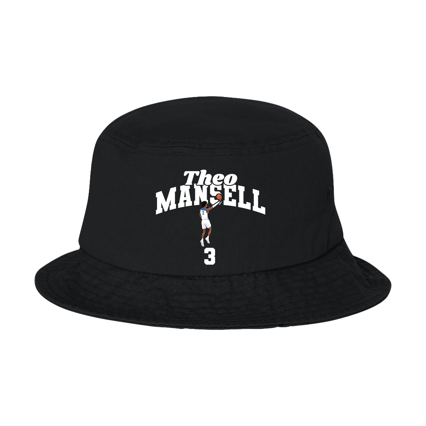 Bucket Cap — Signature Arch in Black