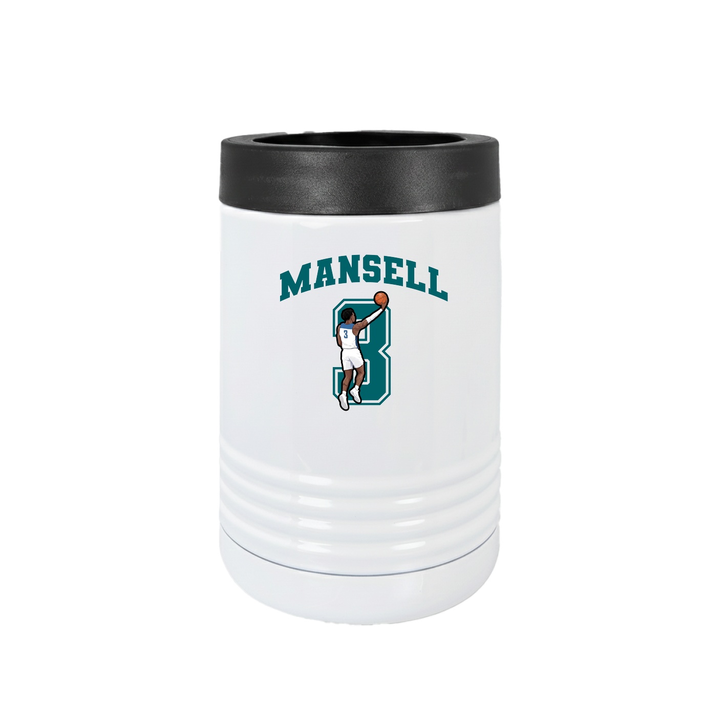 Beverage Holder — Number in White