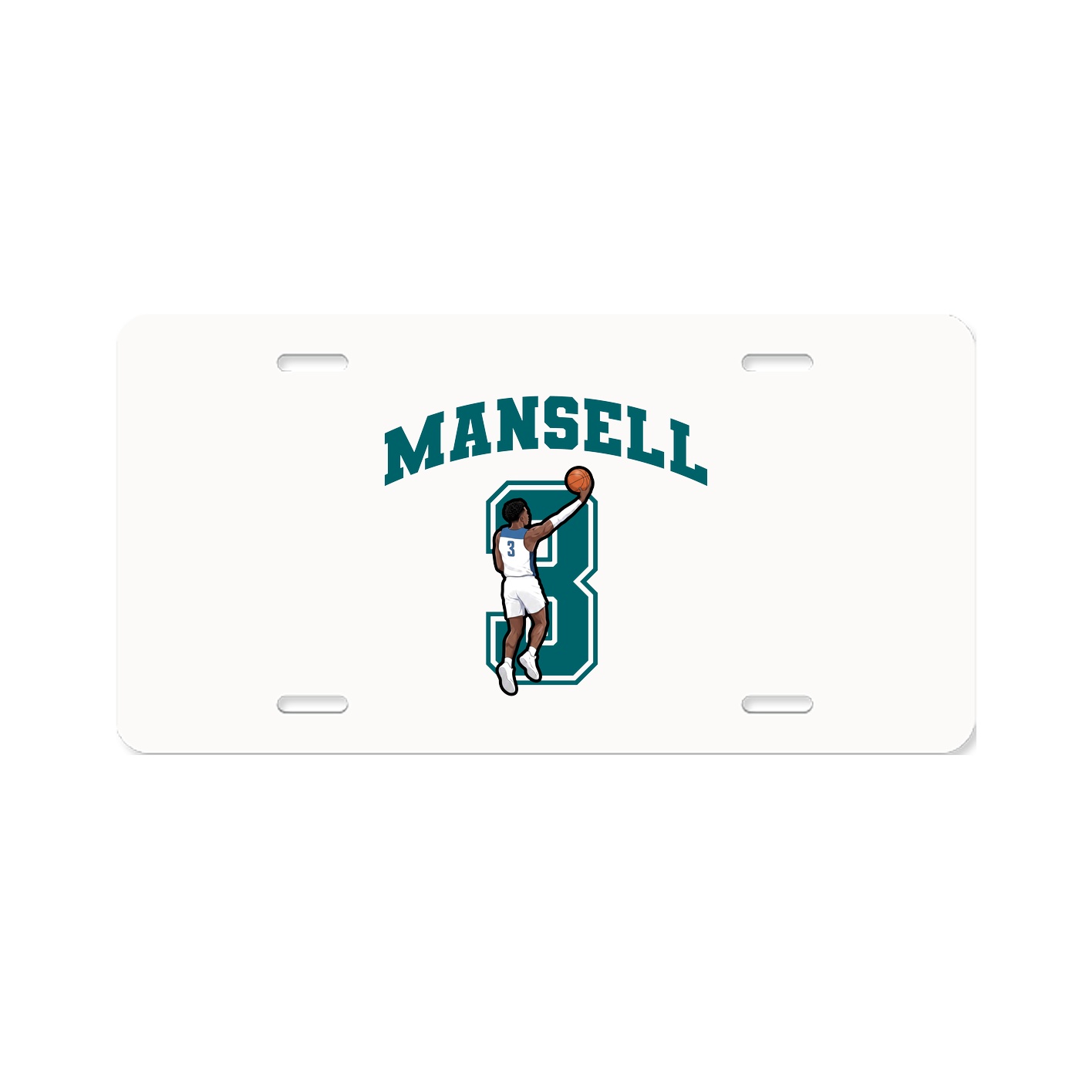 License Plate — Number in Classic