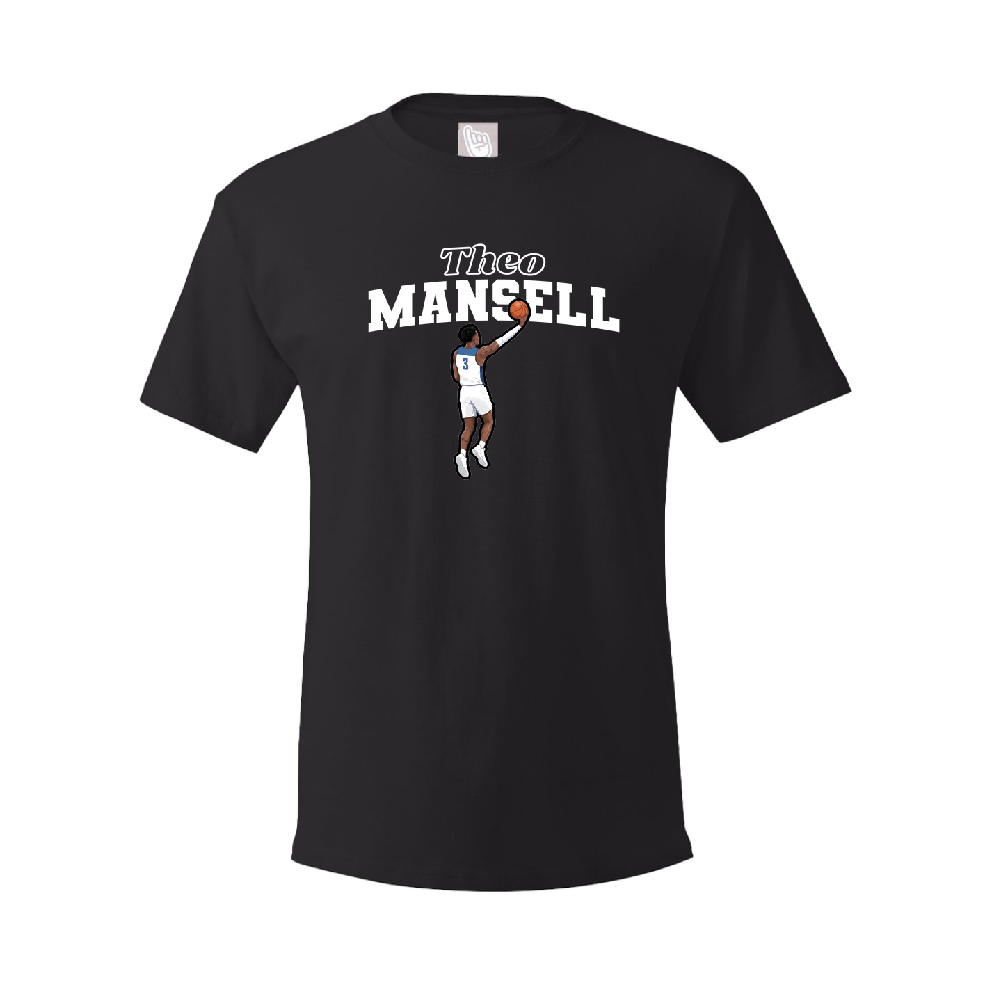 Youth Tee — Name Arch in Black