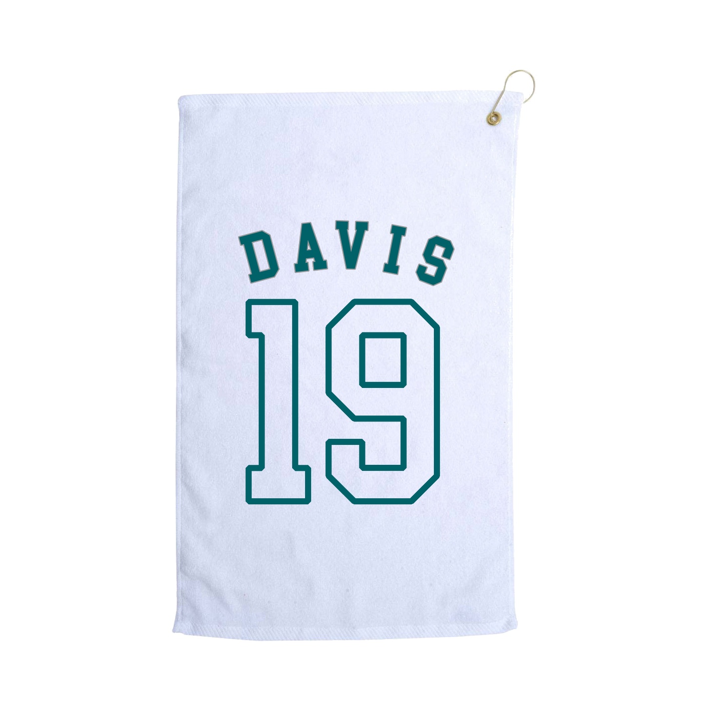 Golf Towel — Shirsey Arch in White
