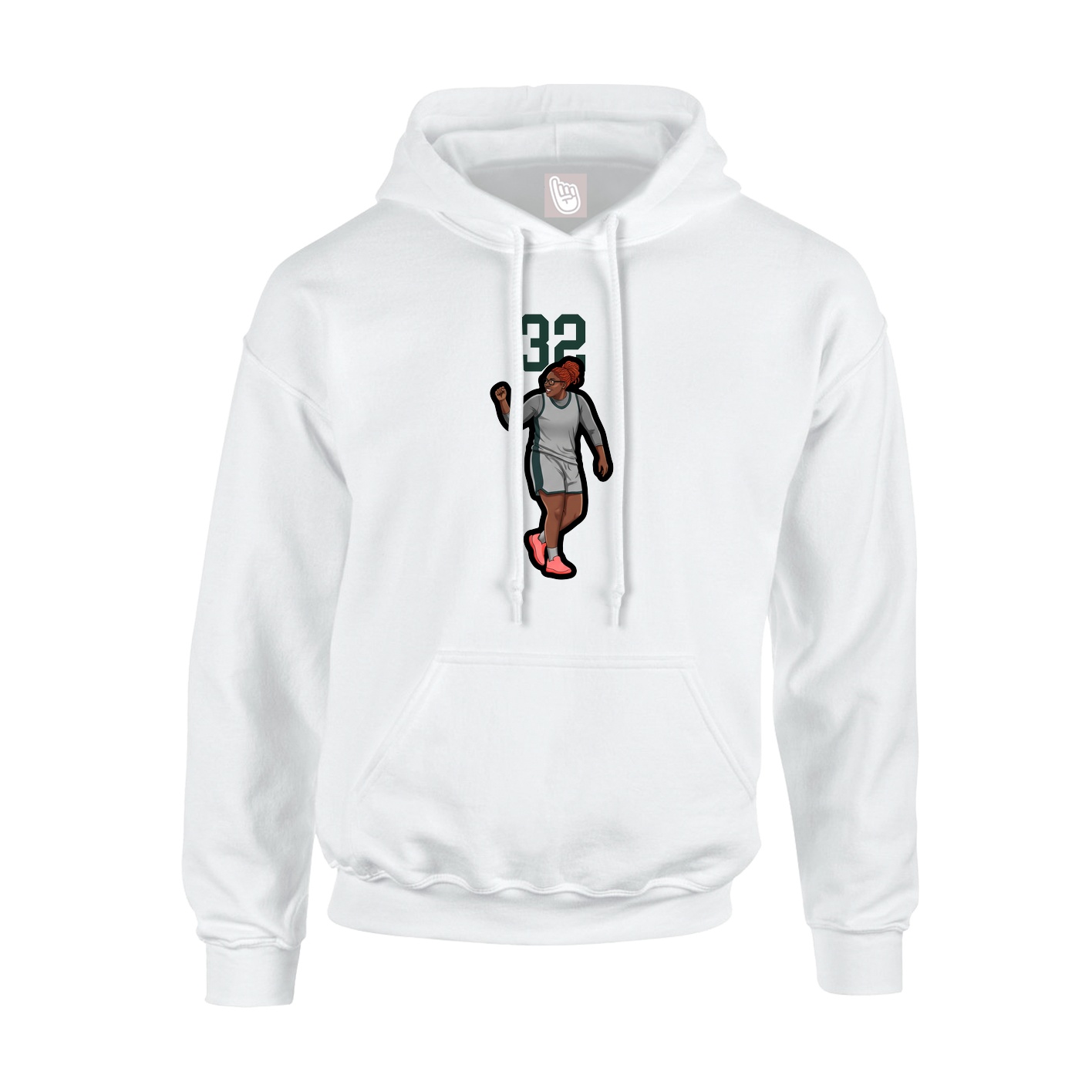 Hoodie — Classic in White