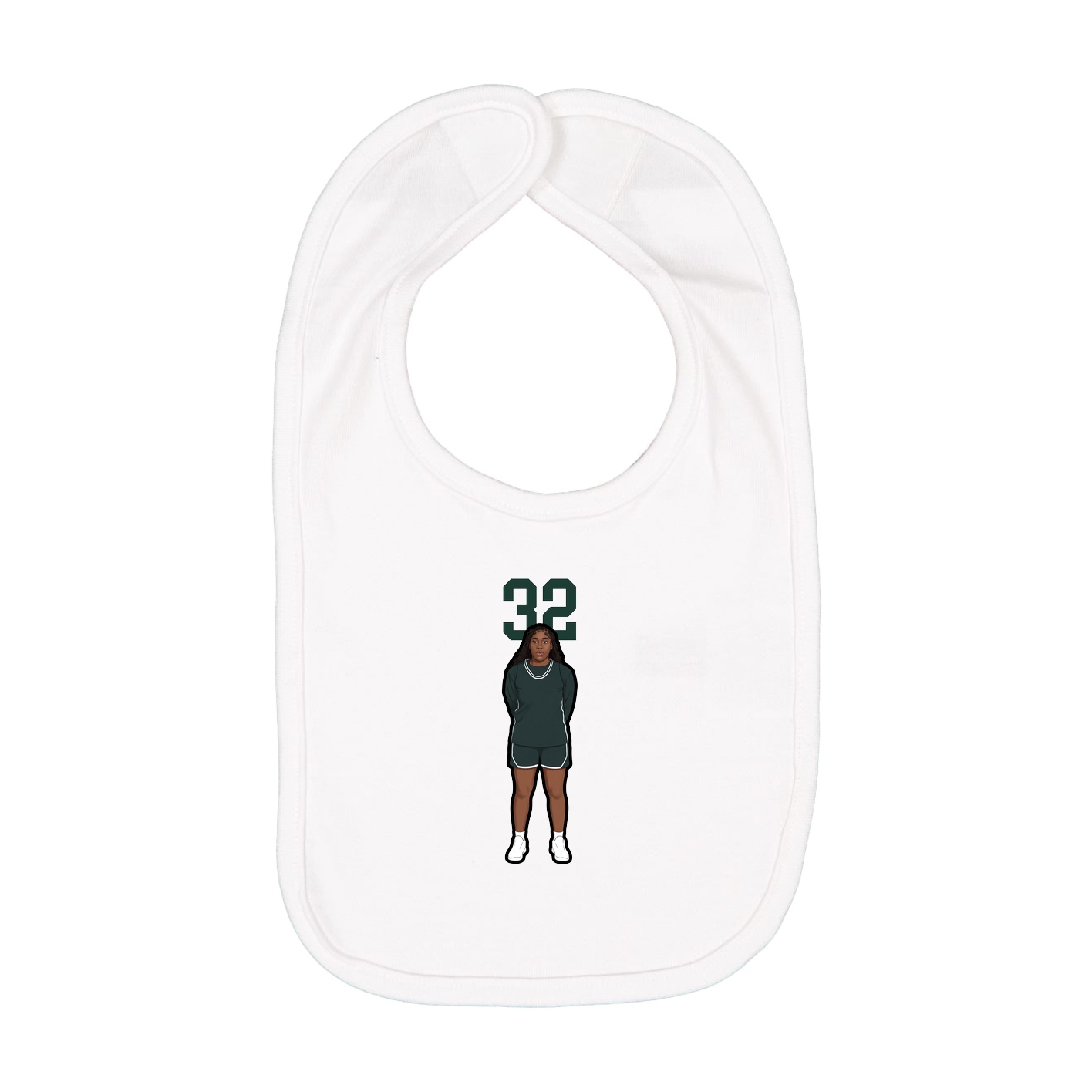 Infant Bib — Classic in White