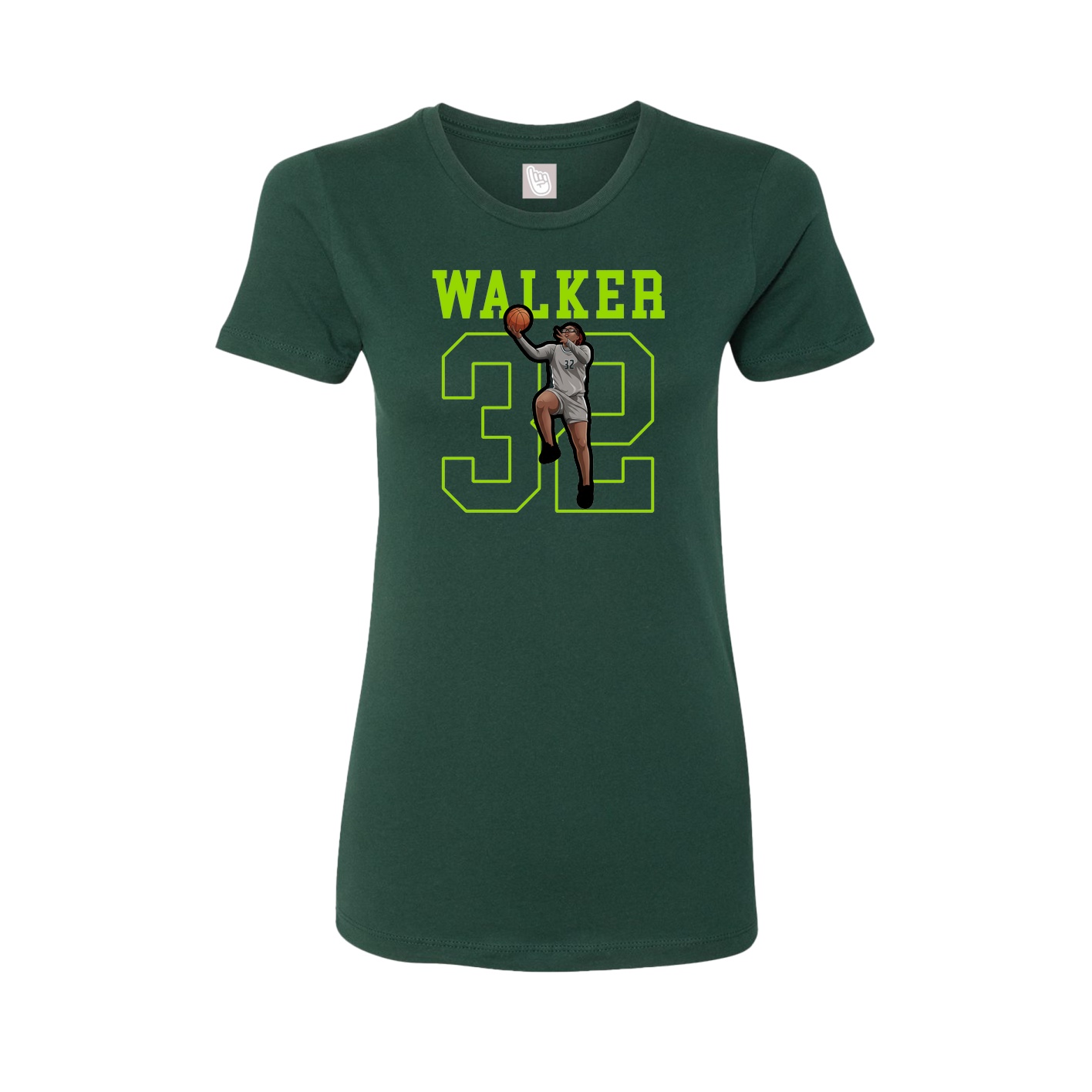 Fitted Women's Tee — Shirsey in Green