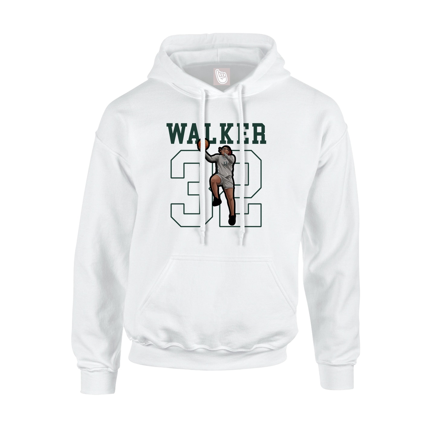 Youth Hoodie — Shirsey in White