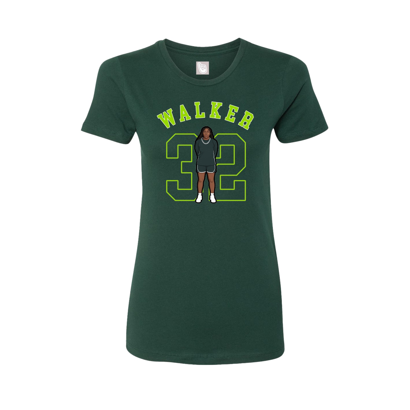 Womens Tee — Classic in Green