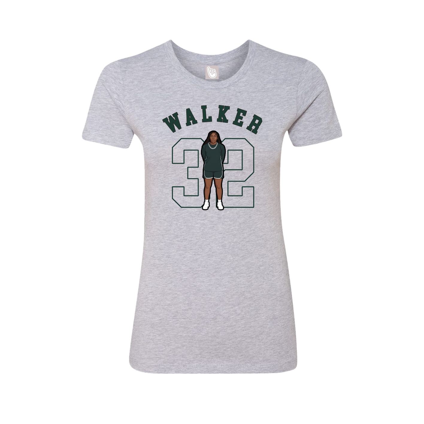 Womens Tee — Classic in Grey