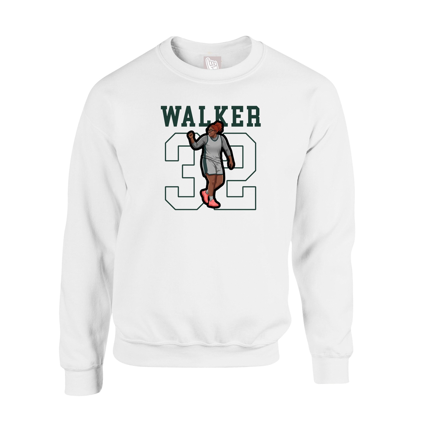 Fleece Crew — Shirsey in White