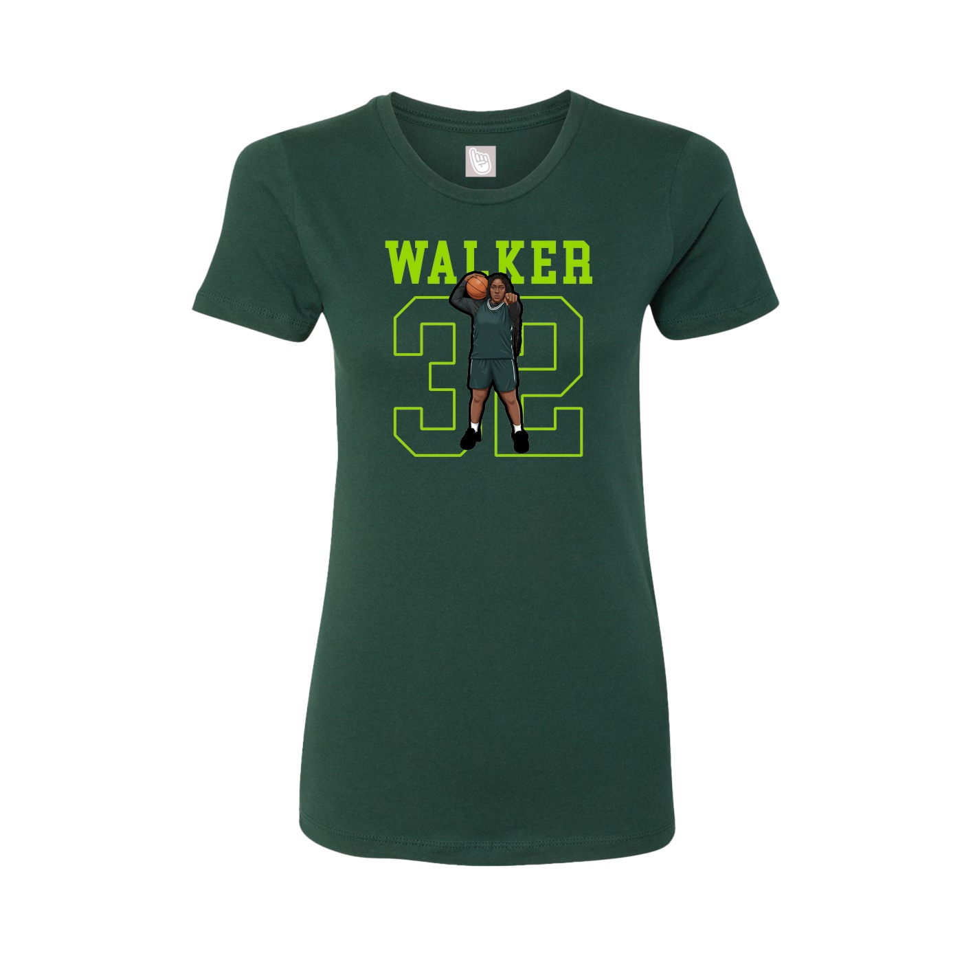 Fitted Women's Tee — Shirsey in Green