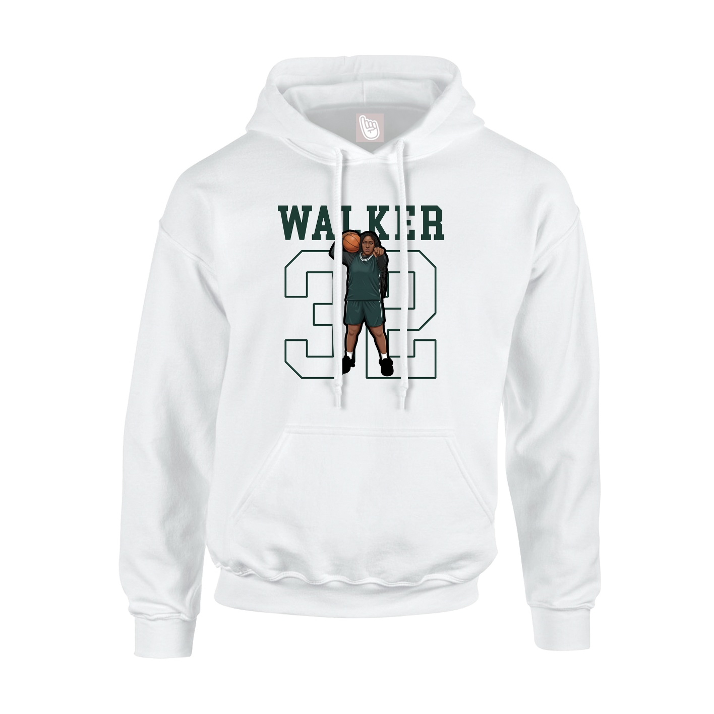Youth Hoodie — Classic in White
