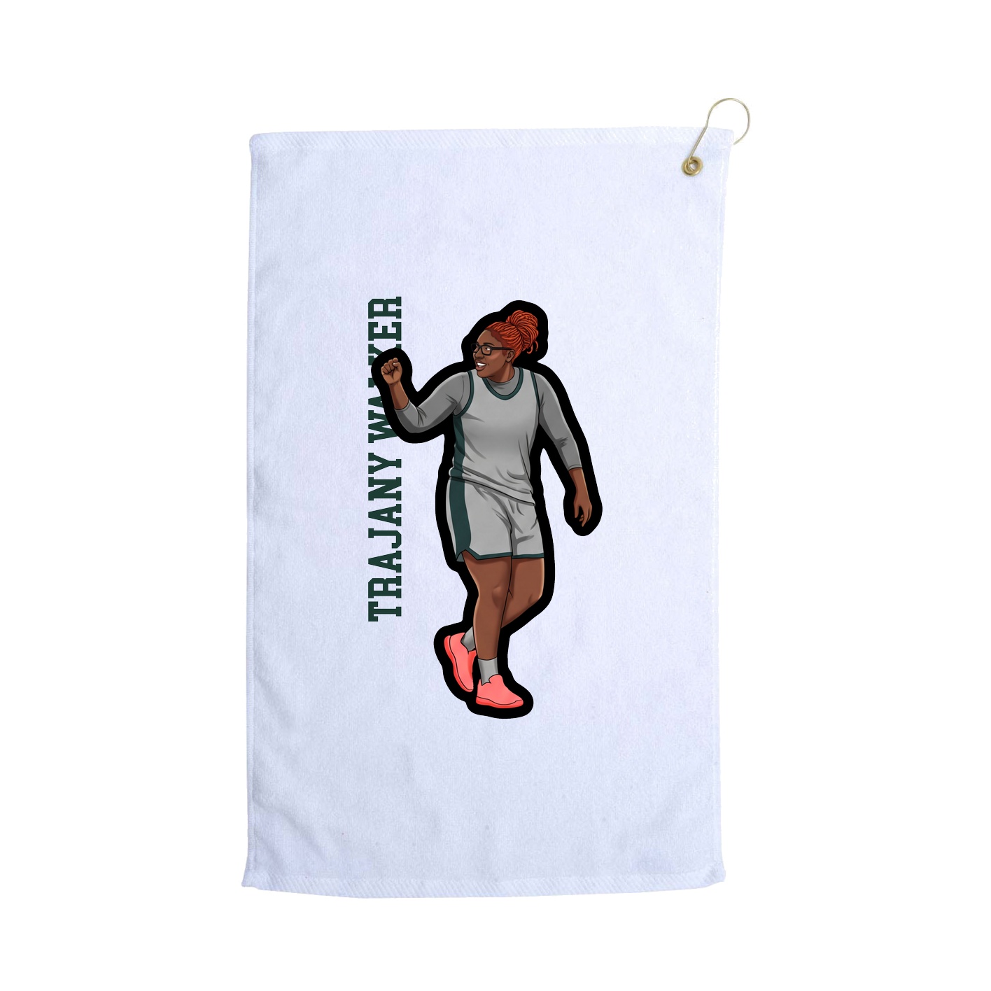 Golf Towel — Classic in White