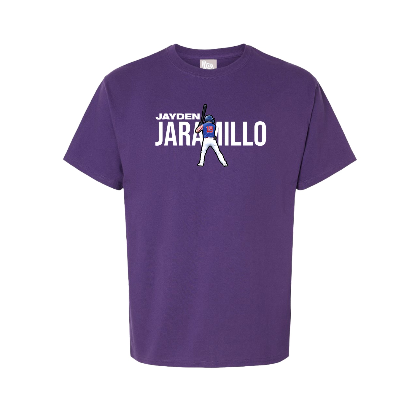Youth Tee — Player Name in Purple