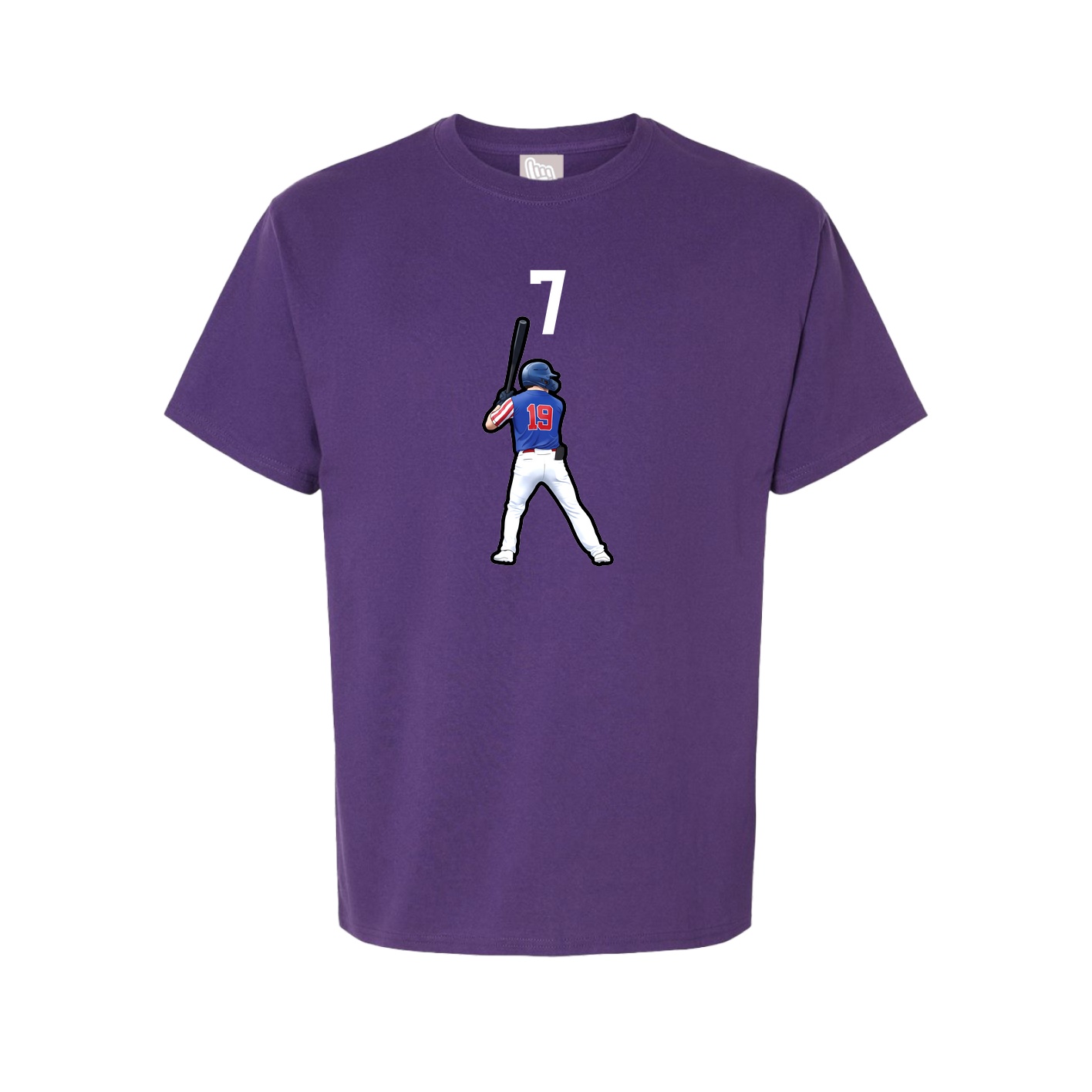 Tee — Number Top in Purple