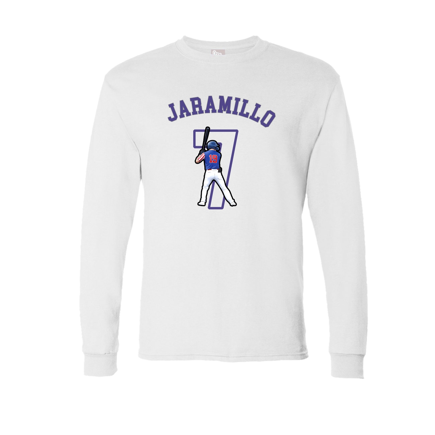 Long Sleeve Tee — Shirsey Arch in White