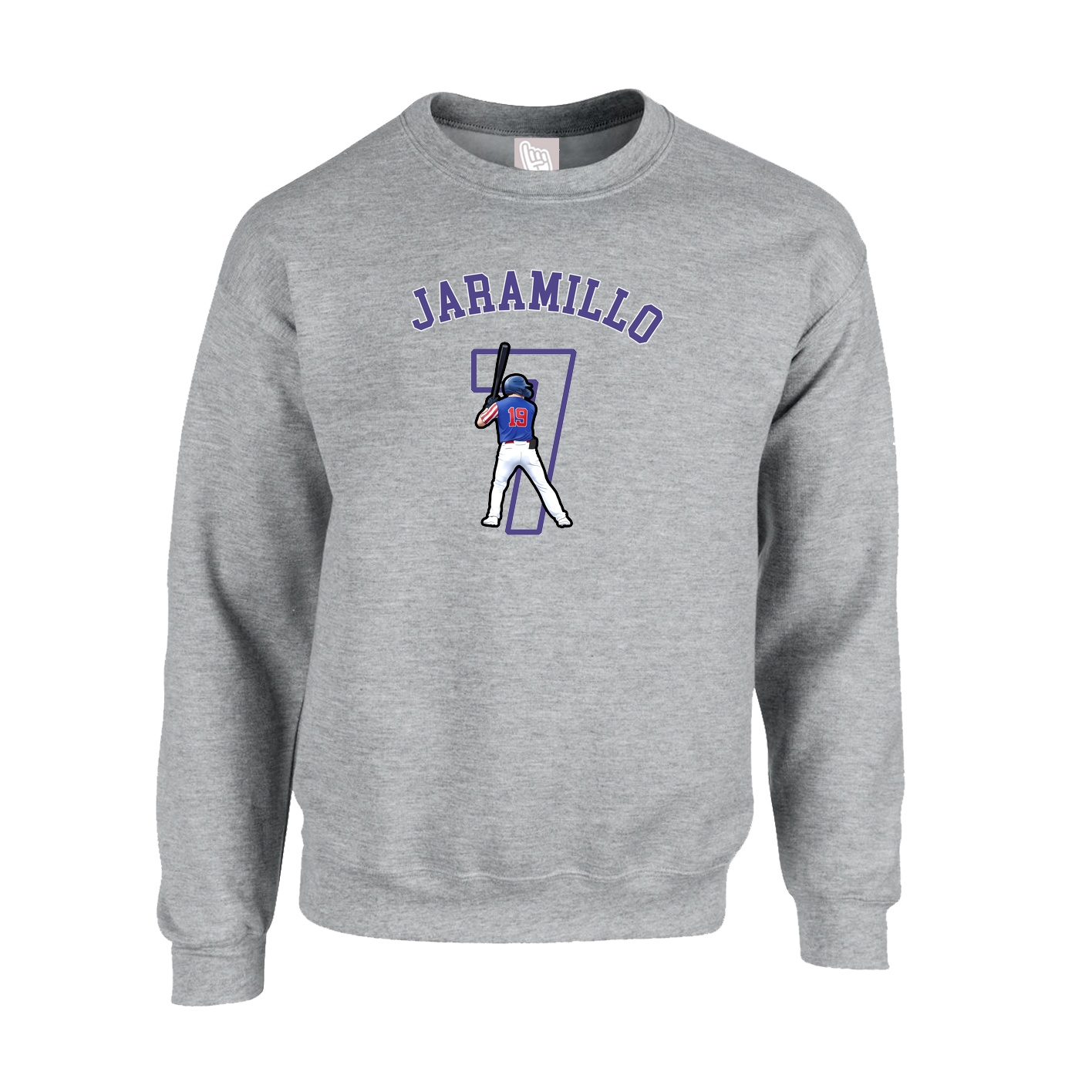 Fleece Crew — Shirsey Arch in Grey