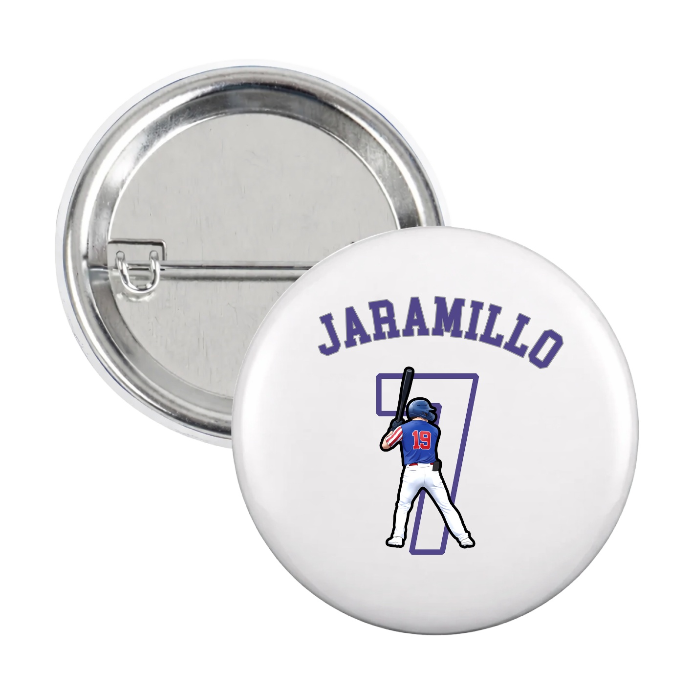Game Day Button — Shirsey Arch in White