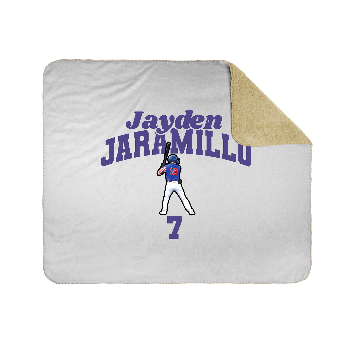 Throw Blanket — Signature Arch in White
