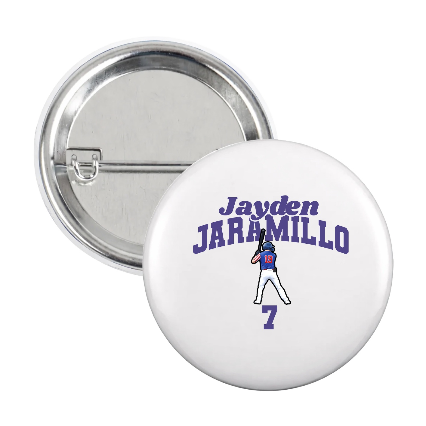 Game Day Button — Signature Arch in White