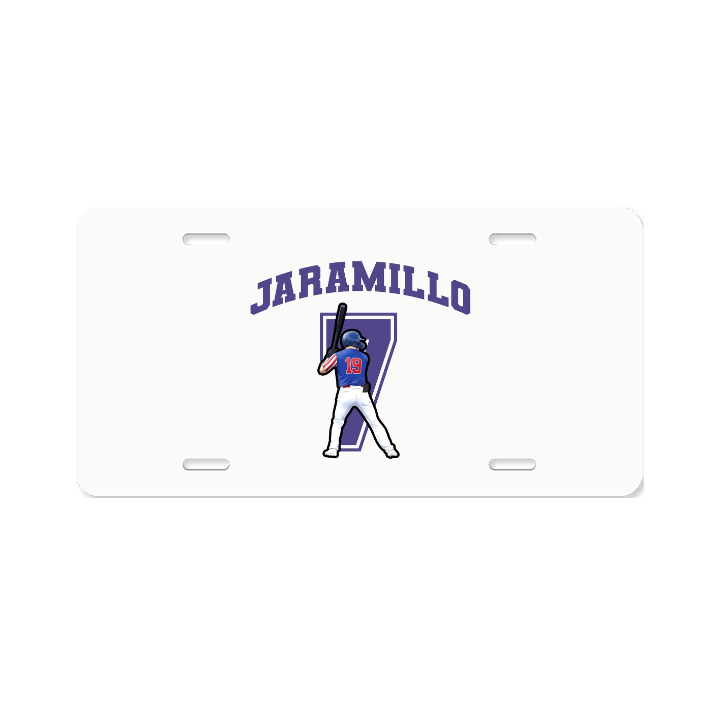 License Plate — Number in Classic