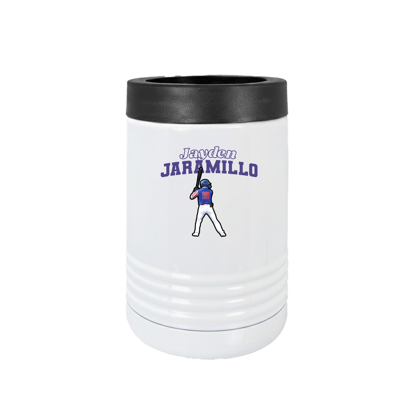 Beverage Holder — Name Arch in White