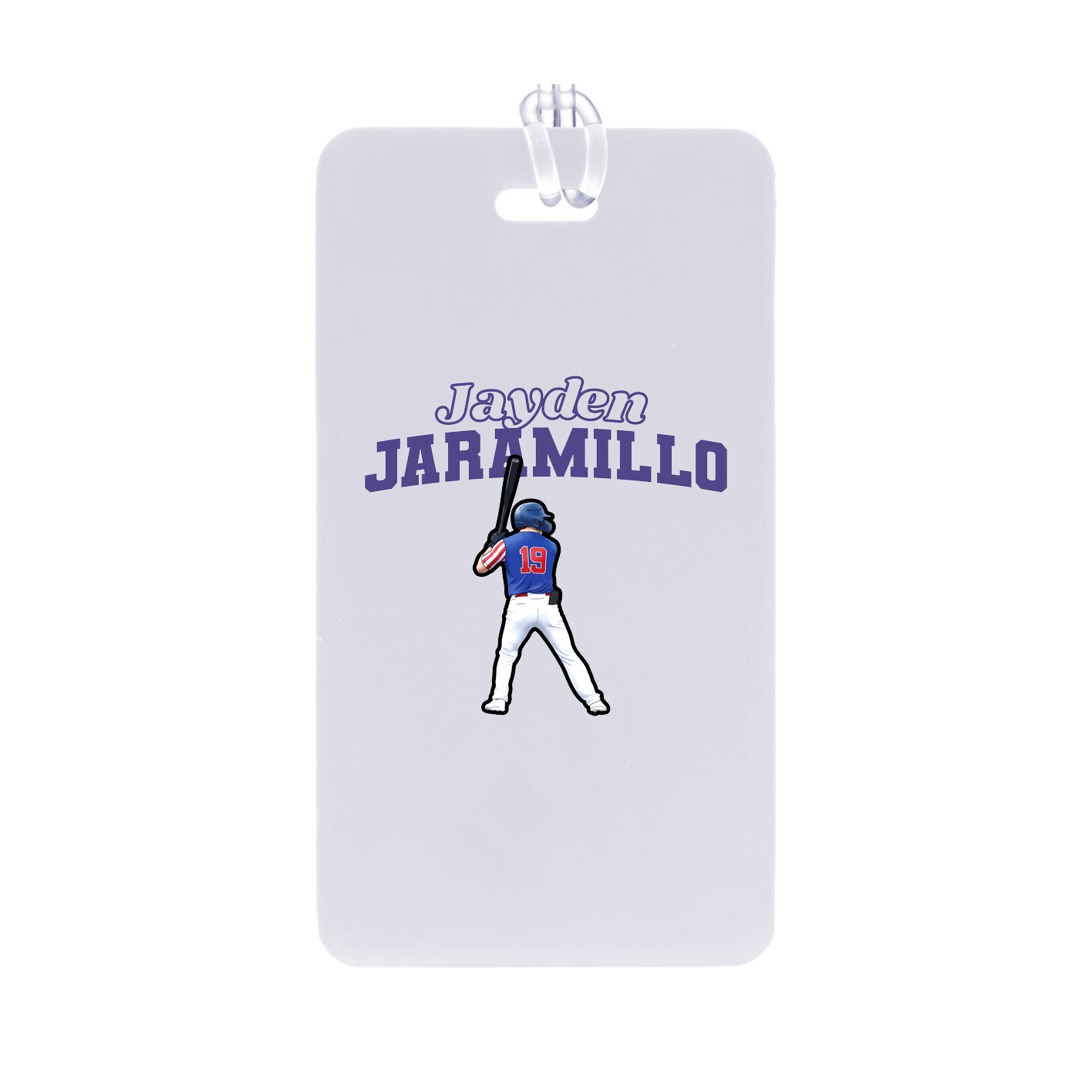 Bag Tag — Name Arch in Classic