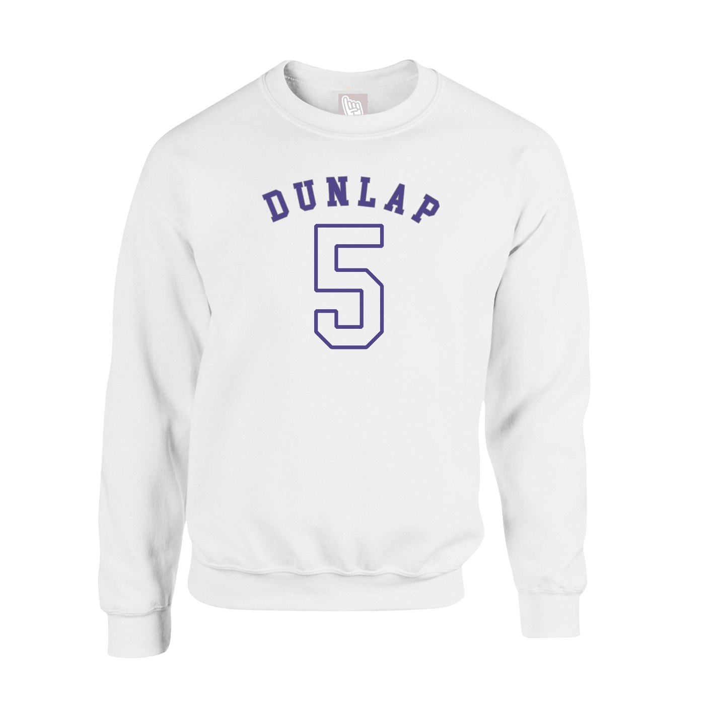 Fleece Crew — Shirsey Arch in White