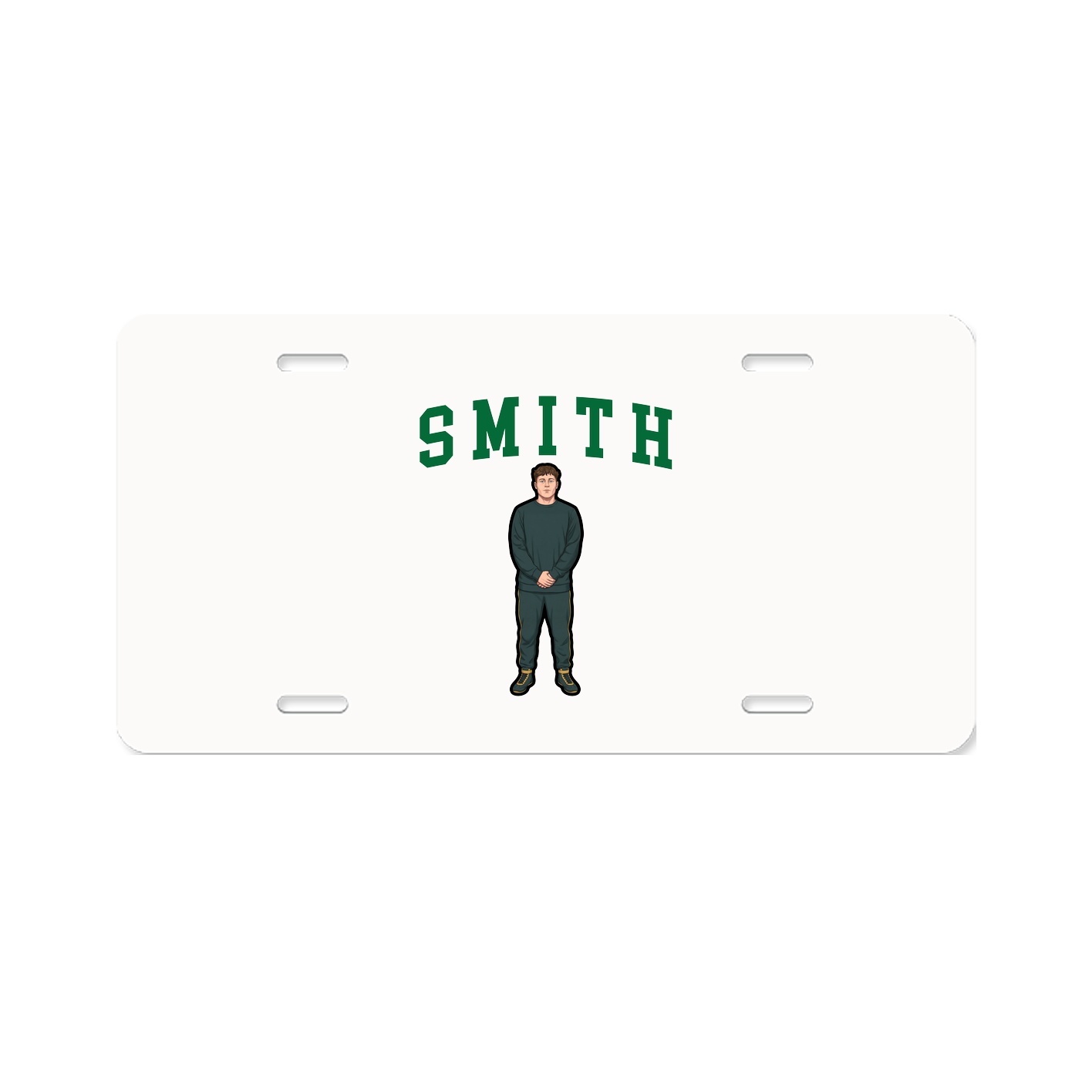 License Plate — Shirsey in Classic